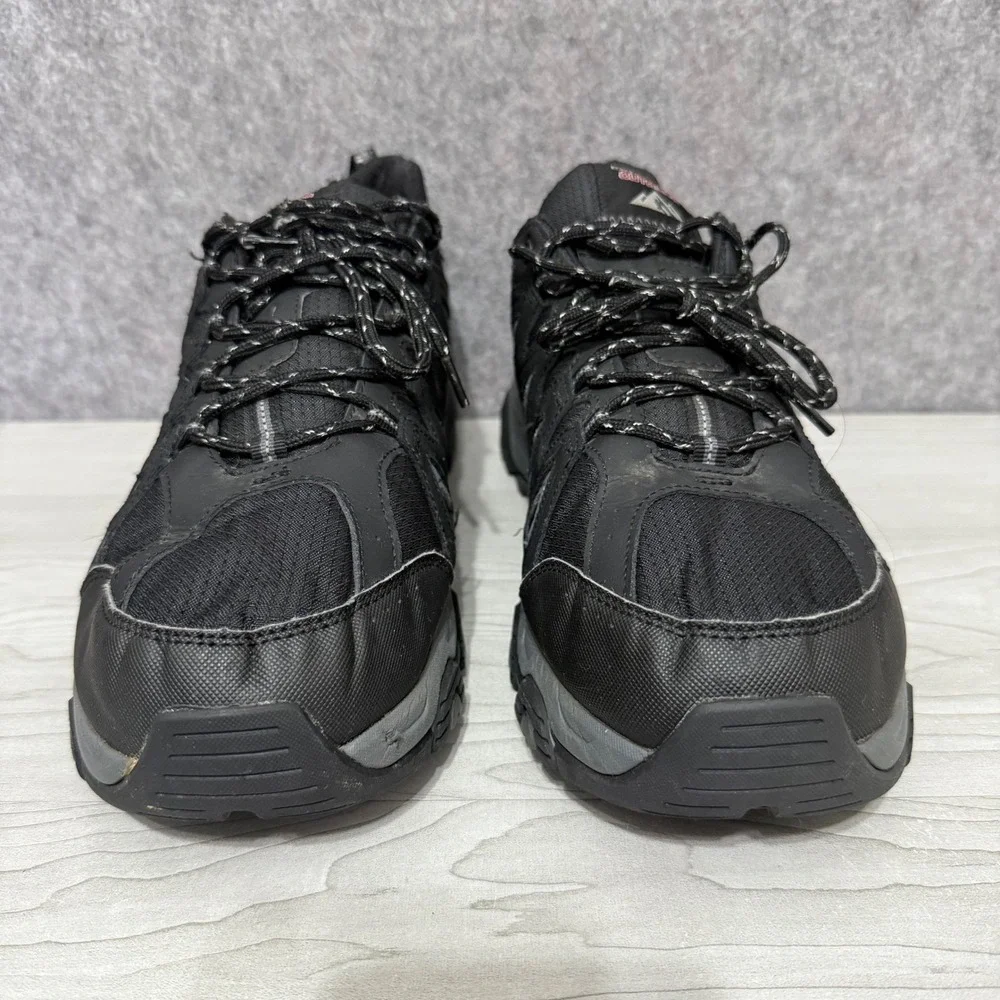 Skechers Men's Terrabite Trail Hiking Sneakers Black Grey Water Repellent Sz 13